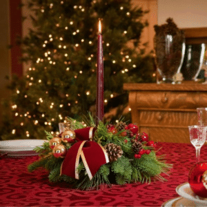 small holiday centerpiece