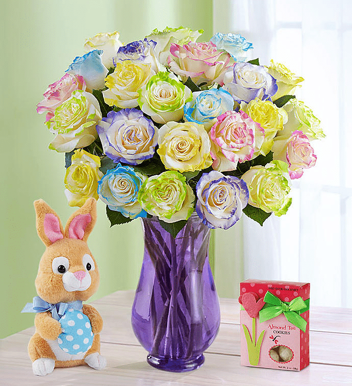 easter egg roses