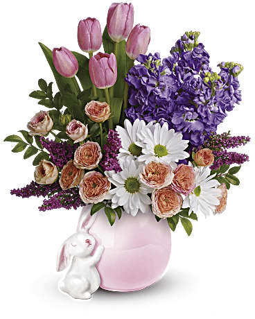 send a hug bunny bouquet